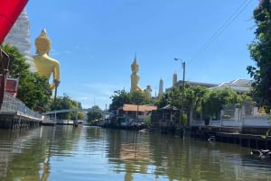 Hop-On/Hop-Off-Tour durch die Kanäle von Bangkok mit Besuch des Künstlerhauses
