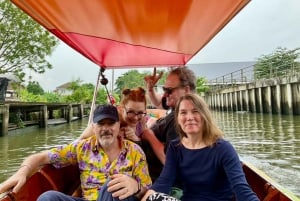 Hop-On/Hop-Off-Tour durch die Kanäle von Bangkok mit Besuch des Künstlerhauses