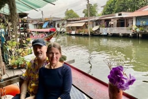 Hop-On/Hop-Off-Tour durch die Kanäle von Bangkok mit Besuch des Künstlerhauses