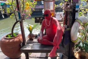 Hop-On/Hop-Off-Tour durch die Kanäle von Bangkok mit Besuch des Künstlerhauses