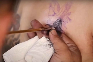 Bangkok: Tatuaggio thailandese Sak Yant al Wat Bang Phra