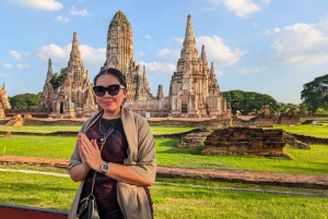 Ayutthaya: Prywatna wycieczka wycieczkowa z opcjonalną wizytą w świątyni