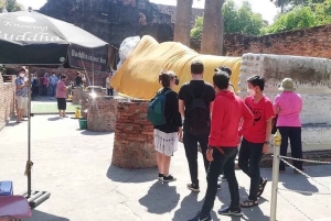 Ayutthaya: wycieczka rowerowa o zachodzie słońca i rejs wycieczkowy