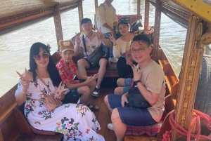 Ayutthayas templer: Dagstur fra Bangkok med bådsejlads i solnedgangen