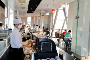 Baiyoke Tower Balcony Buffet & Observation Deck 81:a våningen