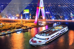 Bangkok : Dîner et spectacles de 2 heures sur la croisière fluviale White Orchid