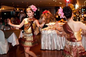 Bangkok : Dîner et spectacles de 2 heures sur la croisière fluviale White Orchid