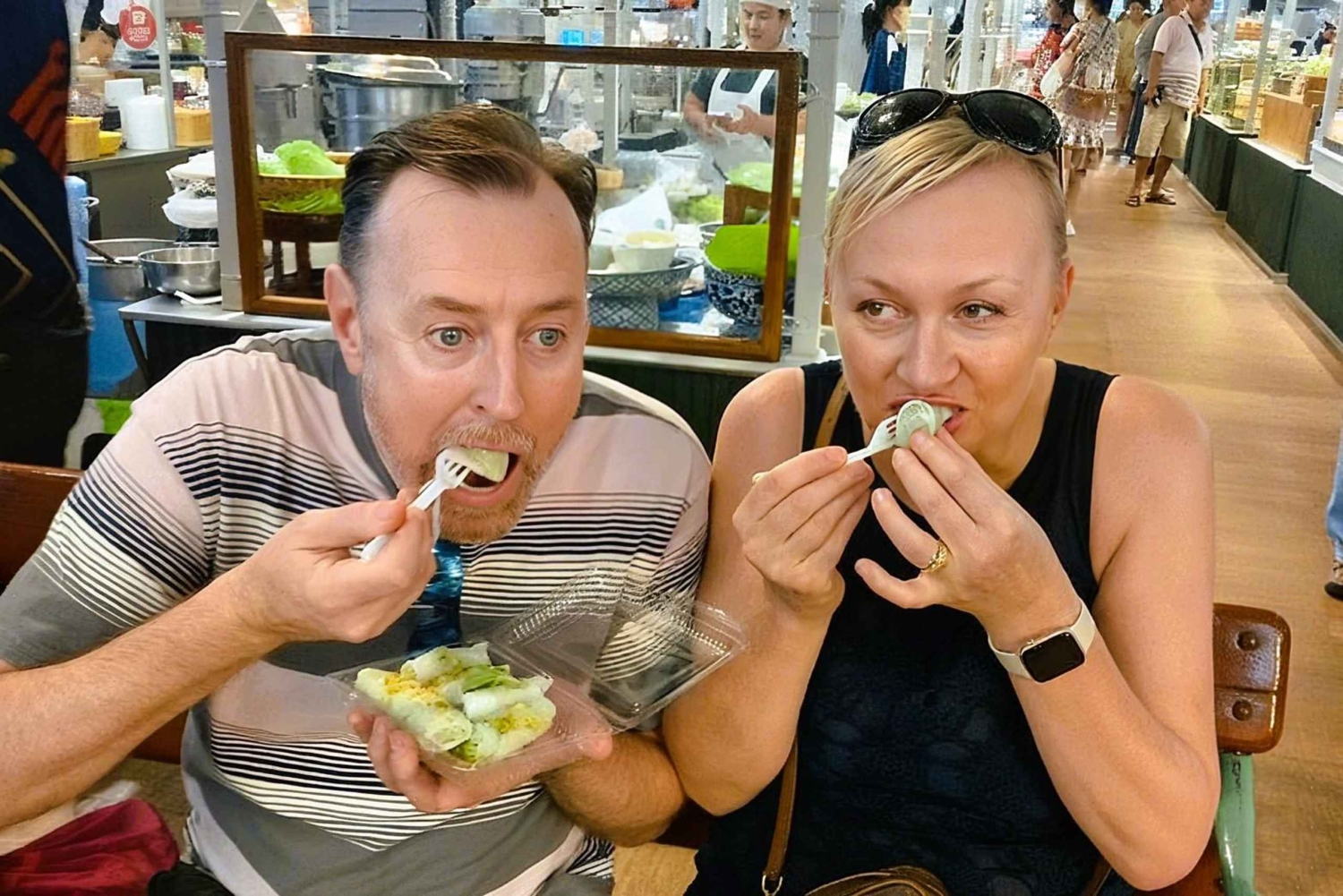 バンコク：2時間の「イート・ウィズ・ミー」チョブ通り ストリートフード ランチ試食ツアー