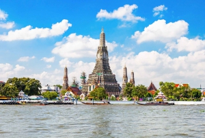 Bangkok: 2-Hour Wat Arun, Royal Barge & Longtail Boat Tour