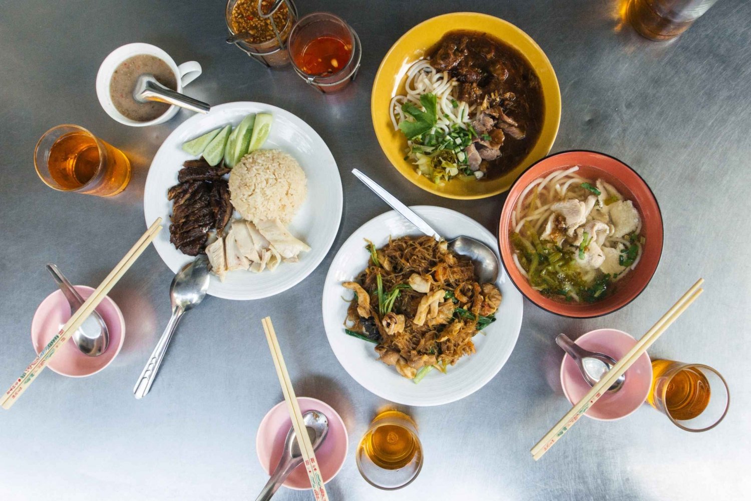 Bangkok: Tour gastronomico dell'Antico Siam con più di 15 degustazioni