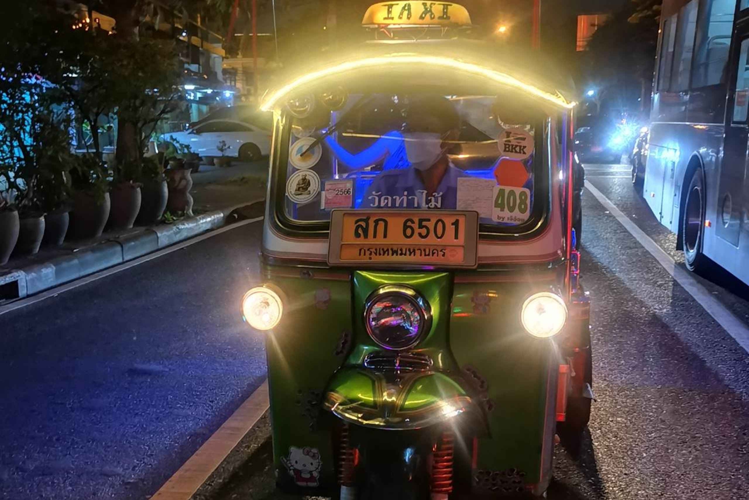 Visite culinaire en tuk-tuk à Bangkok