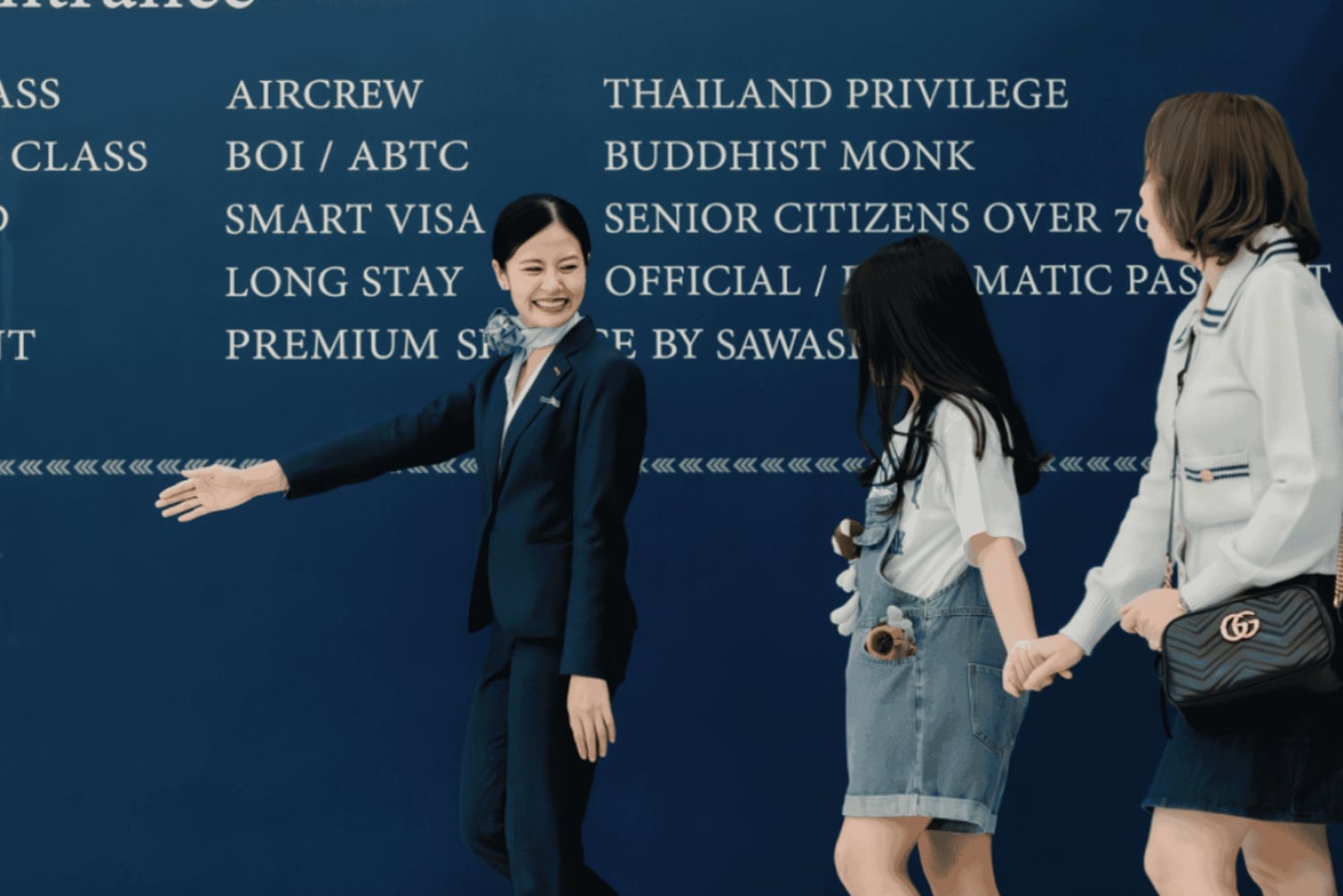 Bangkok Airport: Butlerservice med prioriterad kö