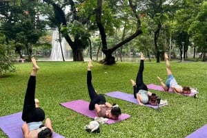 Bangkok: Ochtendyoga voor alle niveaus in Lumphini Park