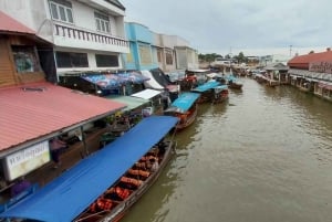 Bangkok: Amphawa Floating & train Market & Firefly Boat Tour