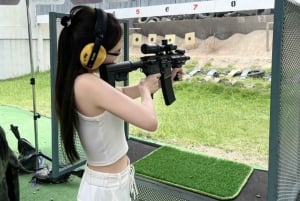 Aventura no Campo de Tiro do Exército de Banguecoque e Tour ao Torrefador de Café