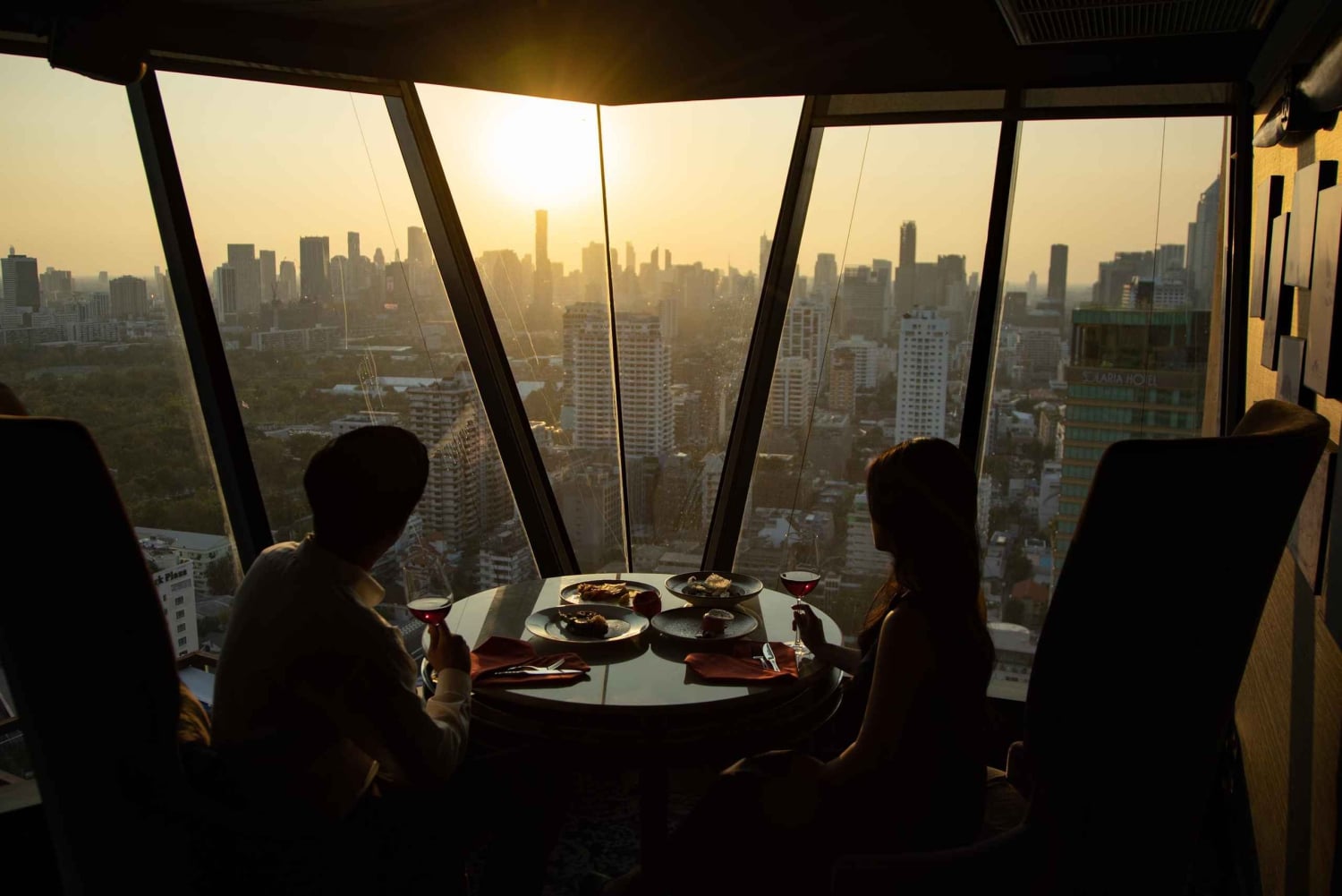 Bangkok: Axis & Spin Sky Lounge & Bar Rooftop