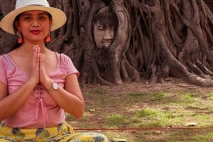 Tour Instagram dell'antica città di Bangkok Ayutthaya