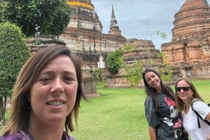 Bangkok: Ayutthaya & Local Market Tour In Spanish or English