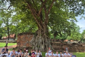 Bangkok: Ayutthaya & Local Market Tour In Spanish or English