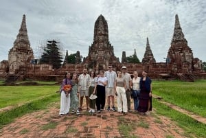 Bangkok: Ayutthaya & Local Market Tour In Spanish or English