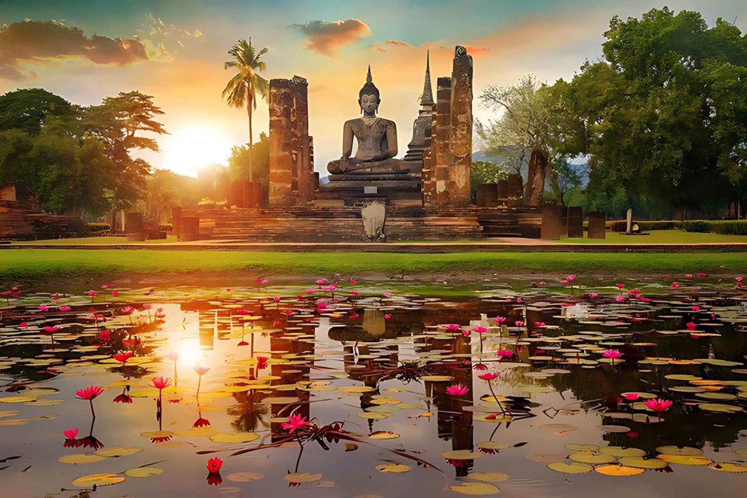 Bangkokissa: Bangkok: Ayutthaya Night Tour (Liity retkelle): Ayutthaya Night Tour (Liity retkelle)