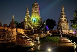 Bangkok: Ayutthaya Nacht Tour (Join Tour)