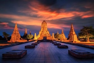 Bangkokissa: Bangkok: Ayutthaya Night Tour (Liity retkelle): Ayutthaya Night Tour (Liity retkelle)