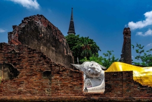Banguecoque: excursão privada de um dia aos templos de Ayutthaya, património da UNESCO