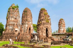 Banguecoque: excursão privada de um dia aos templos de Ayutthaya, património da UNESCO