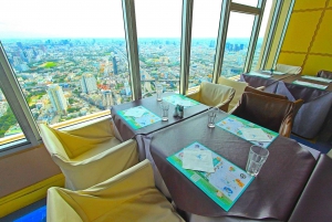 Baiyoke Sky Tower Bangkok: uitzichtpunt en lunch/dinerbuffet