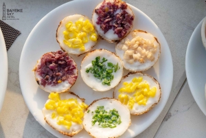 Banguecoque: pequeno-almoço buffet no Baiyoke Sky, na varanda do 81.º andar