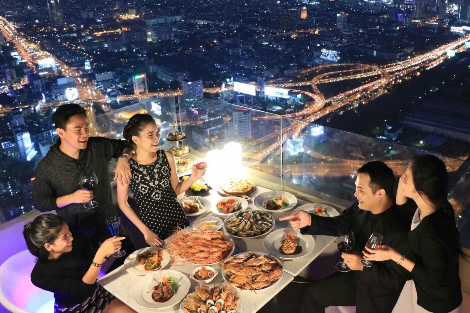 Bangkok: Baiyoke Tower Balcony Buffet & Observation Deck