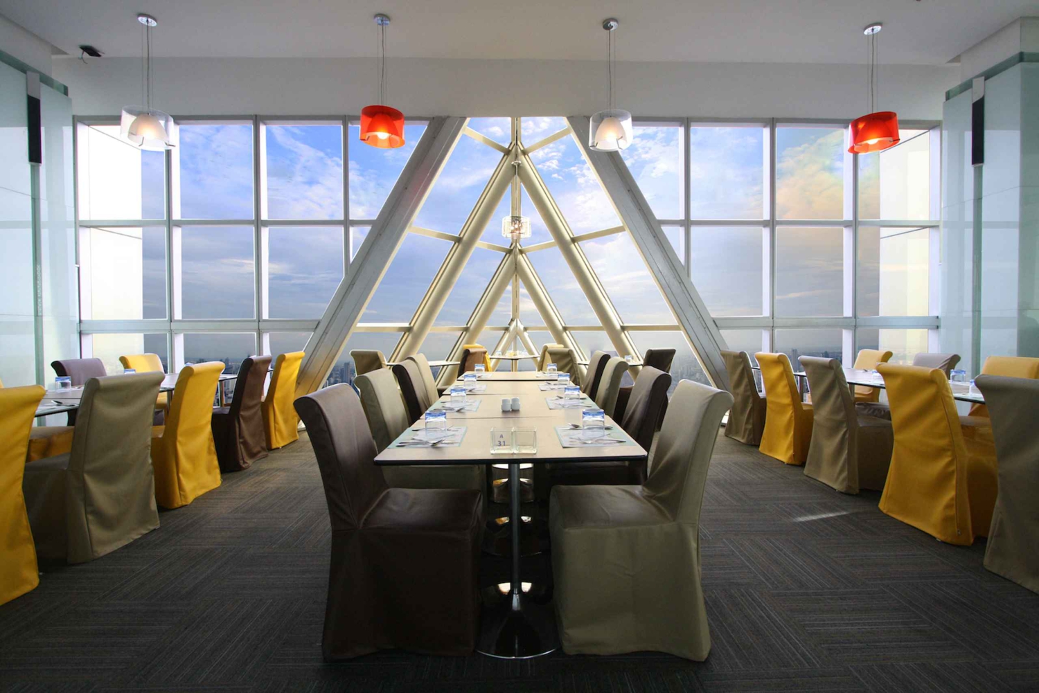 Bangkok: Balkongbuffé og observasjonsdekk i Baiyoke Tower