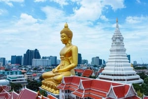 Bangkok: Guidad tur till Grand Palace och Wat Arun med transport