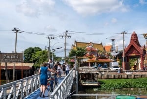 Tour in bicicletta di Bangkok oltre la città con spuntino locale
