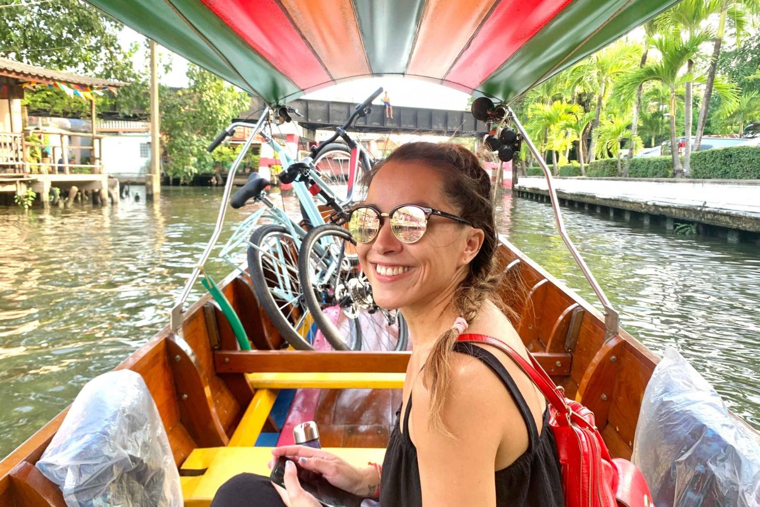 Bangkok: Bike and Longtail Boat Tour with Lunch