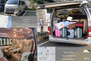 Bangkok: Traslado do aeroporto de BKK de/para Pattaya Privado