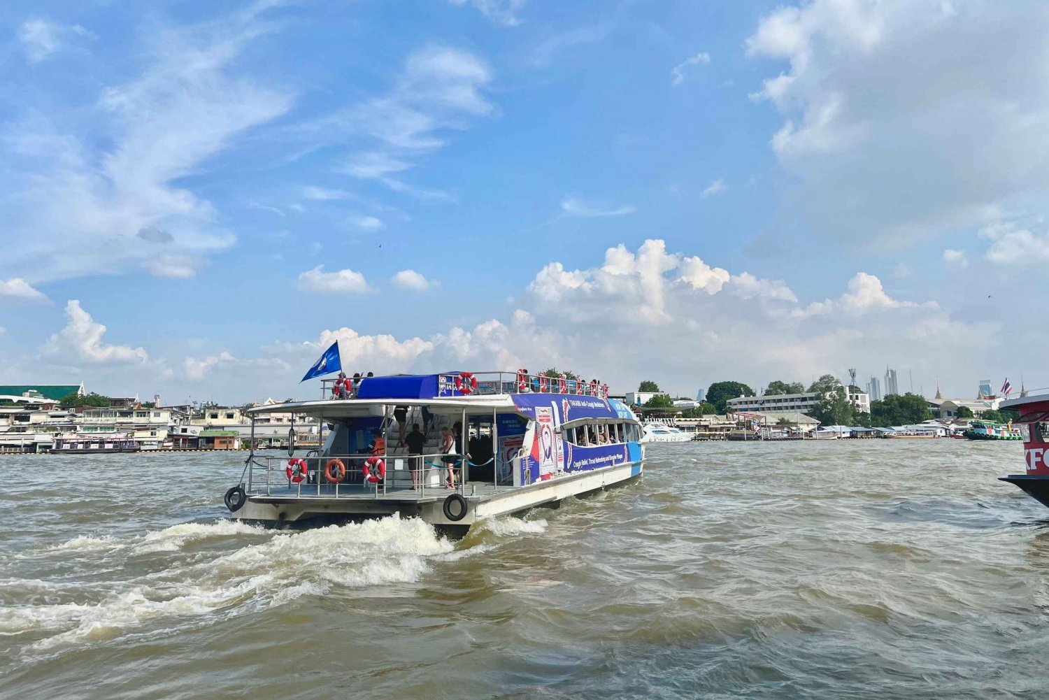 Bangkok: Boat Bliss Riverside Cruise Tour and Wat Arun Visit