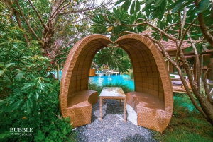 Banguecoque: Pacotes de comida do Bubble in the Forest Cafe