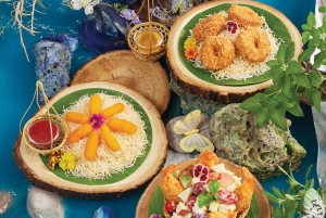 Banguecoque: Pacotes de comida do Bubble in the Forest Cafe