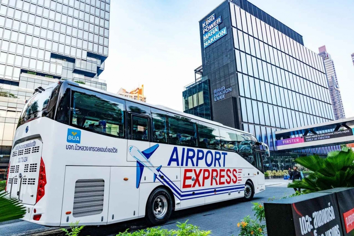 Bangkok: Bustransport fra/til Suvarnabhumi lufthavn