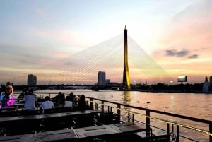 Bangkok: Calypso Cabaret & Dinner Cruise z transferem do hotelu