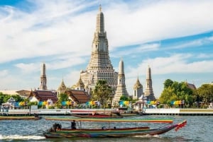 Bangkok: Canal Tour Local Life Along Waterways ends Wat Arun