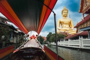 Bangkok: Canal Tour Local Life Along Waterways ends Wat Arun