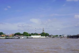 Bangkok: wycieczka po wiosce nad kanałem łodzią EV i lunch