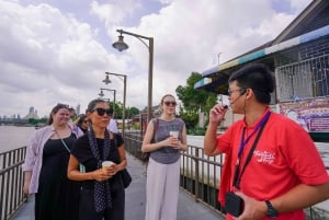 Bangkok: wycieczka po wiosce nad kanałem łodzią EV i lunch