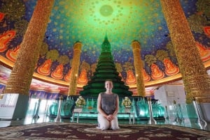 Bangkok: wycieczka po wiosce nad kanałem łodzią EV i lunch