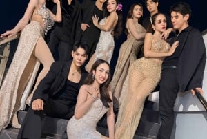 Bangkok: Fiesta de Carnaval Cena Crucero con Actuación en Directo