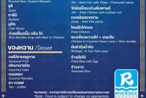 Bangkok: Fiesta de Carnaval Cena Crucero con Actuación en Directo