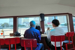Bangkok: Crucero en barco por el Chao Phraya con bebidas ilimitadas